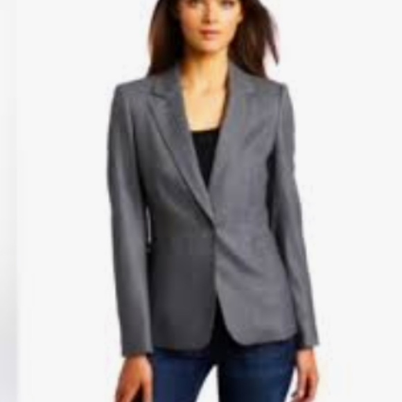 Tahari ASL Jackets & Blazers - Tahari ASL Blazer Women’s Small GRAY (DARK TINY CHECKS)